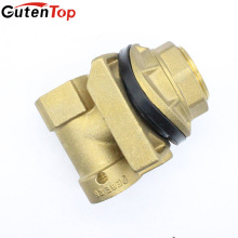 GutenTop High Quality Lead Lowless Adaptador de latón, PTFE Recubierto Junta tórica Tipo